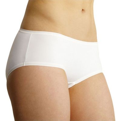White supersoft invisible shorts